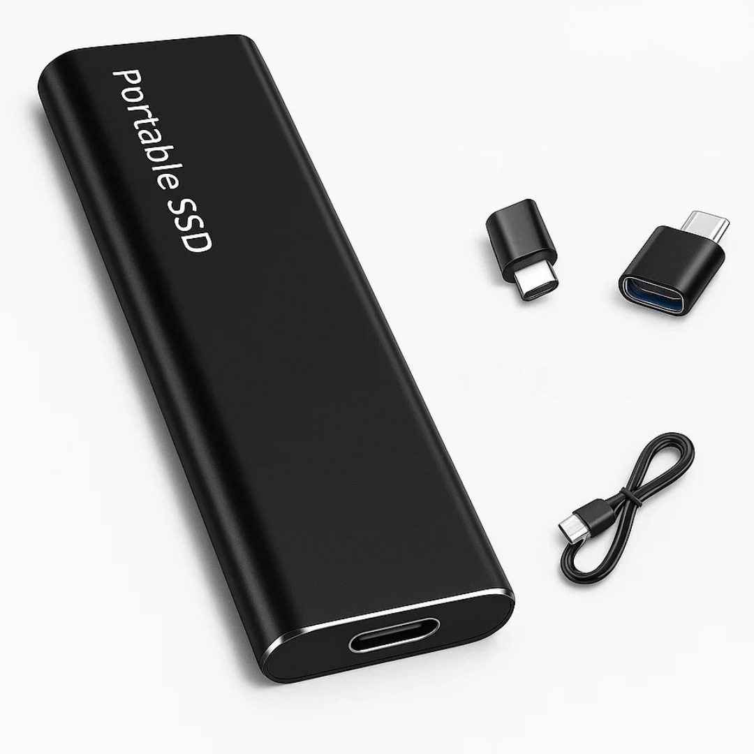 SSD portabil cu transfer rapid de date USB-C