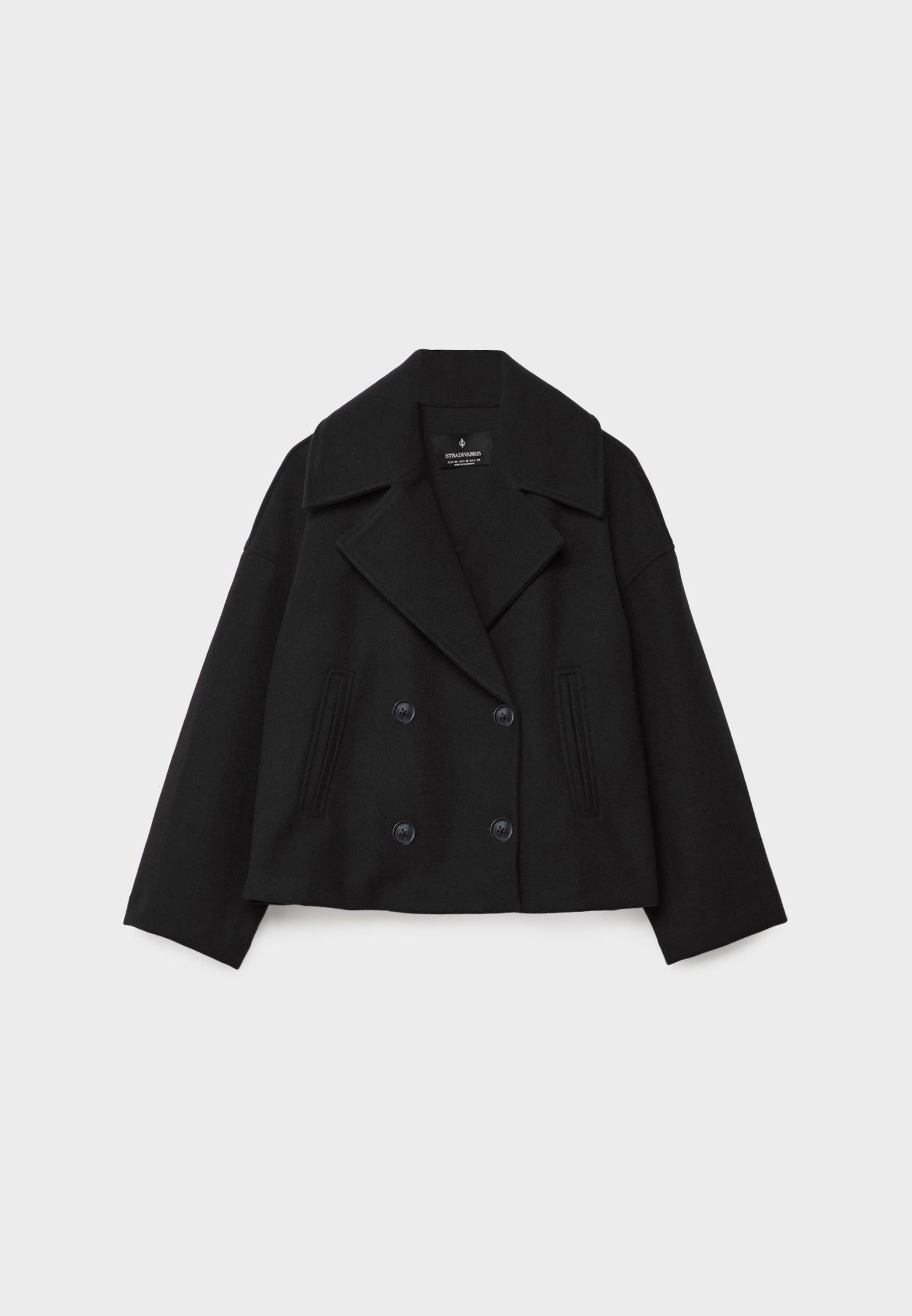 Cropped Double Breasted Jacket for Women - Image 7