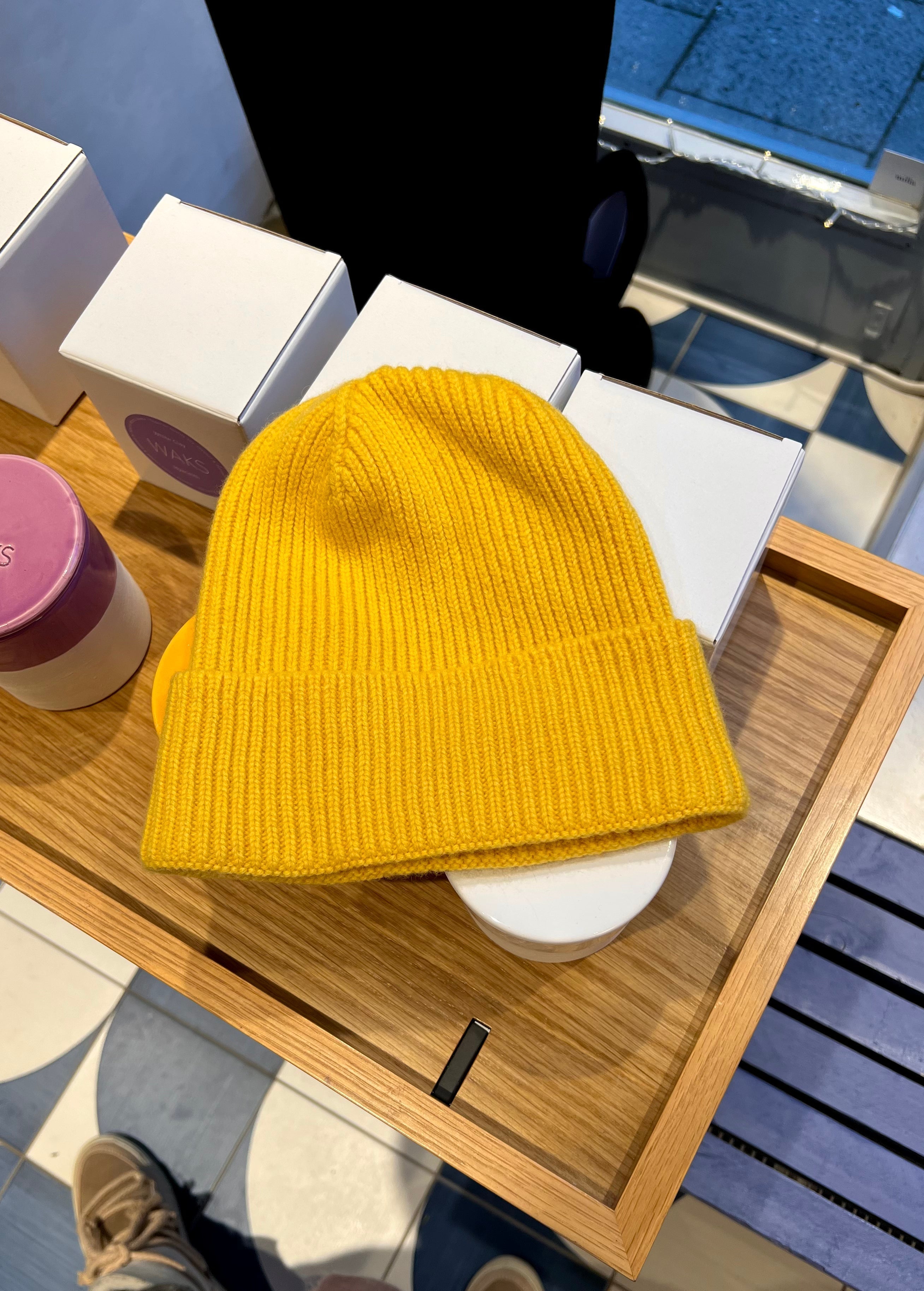 Cashmere beanie "Lille" Sunny