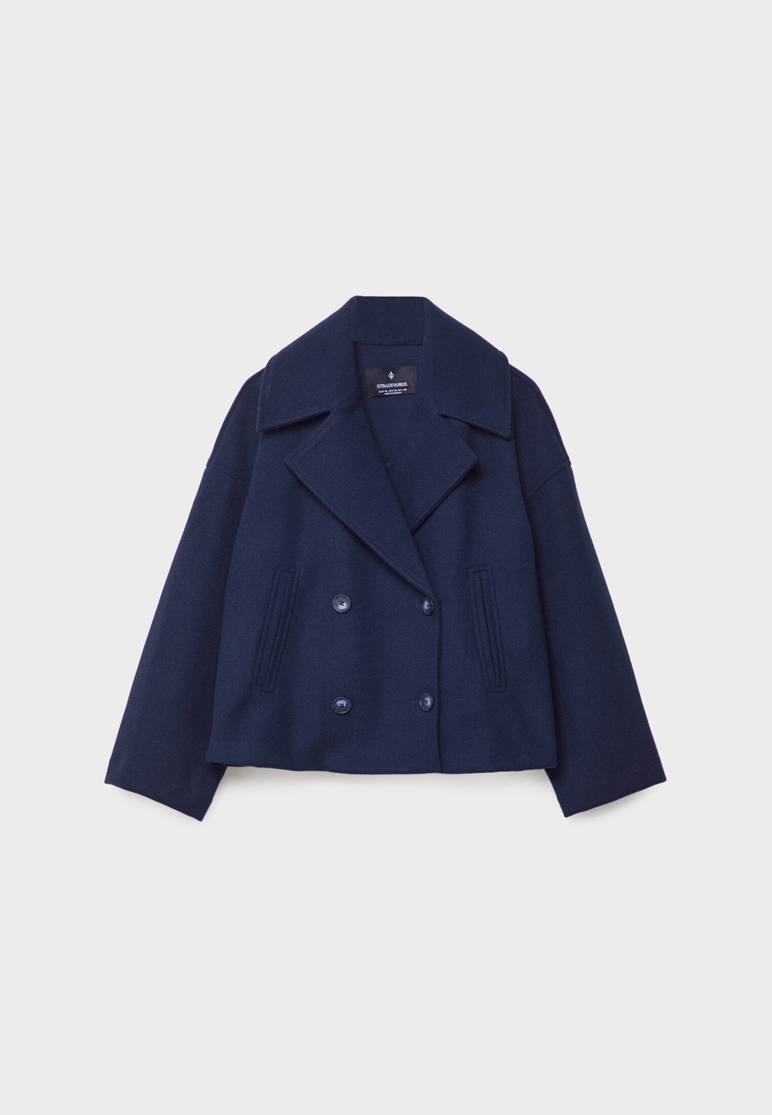 Cropped Double Breasted Jacket for Women - Image 10