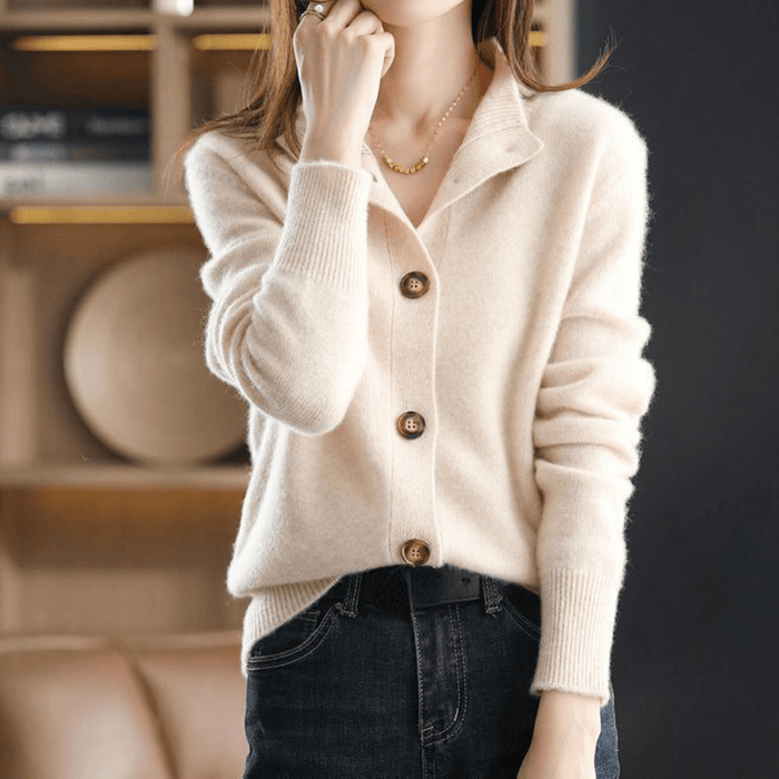 Gilet in maglia di cashmere di lusso