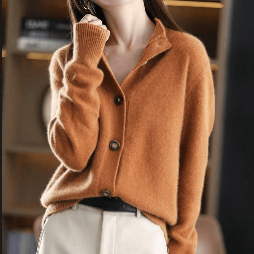 Gilet in maglia di cashmere di lusso