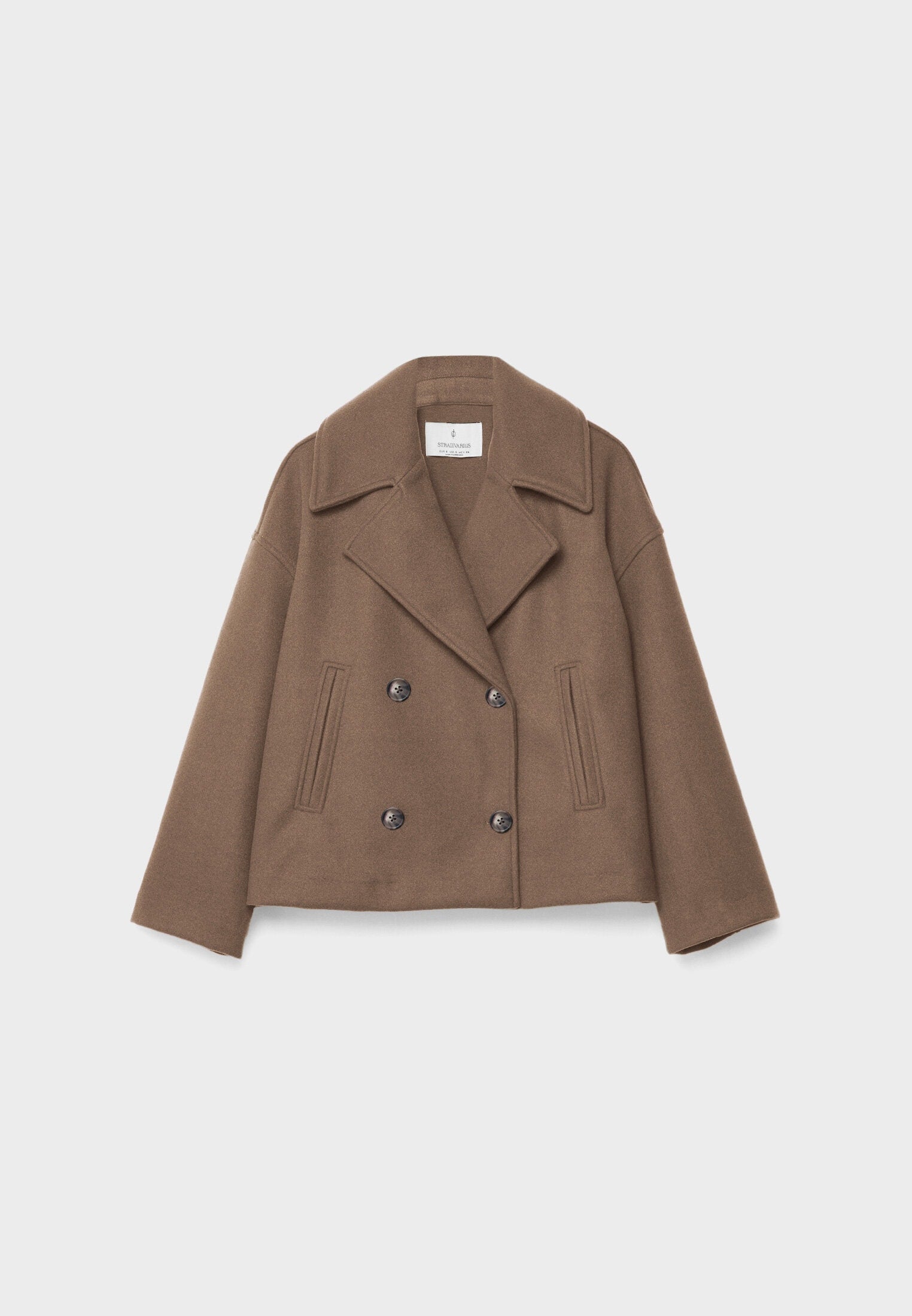Cropped Double Breasted Jacket for Women - Image 9