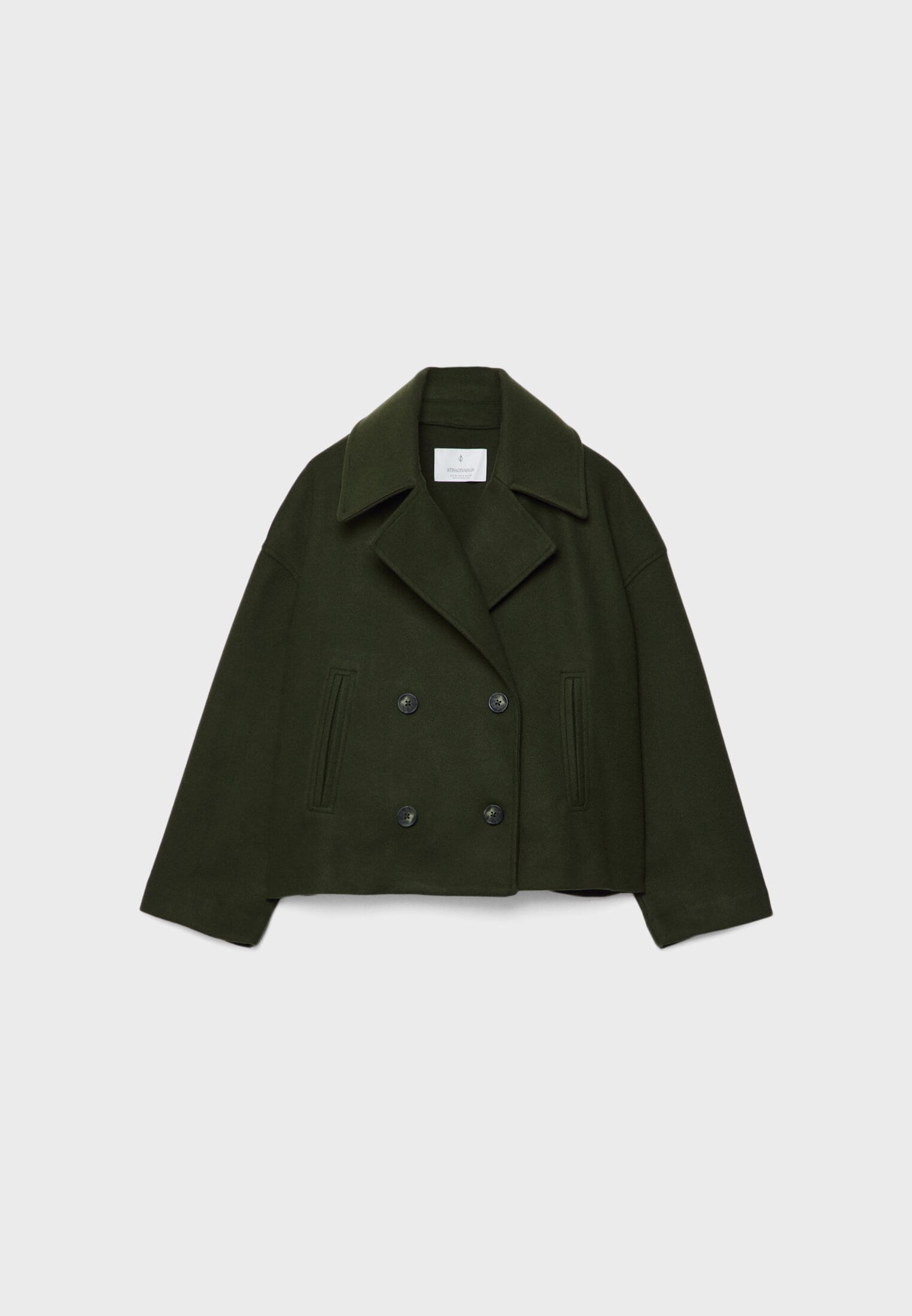 Cropped Double Breasted Jacket for Women - Image 8