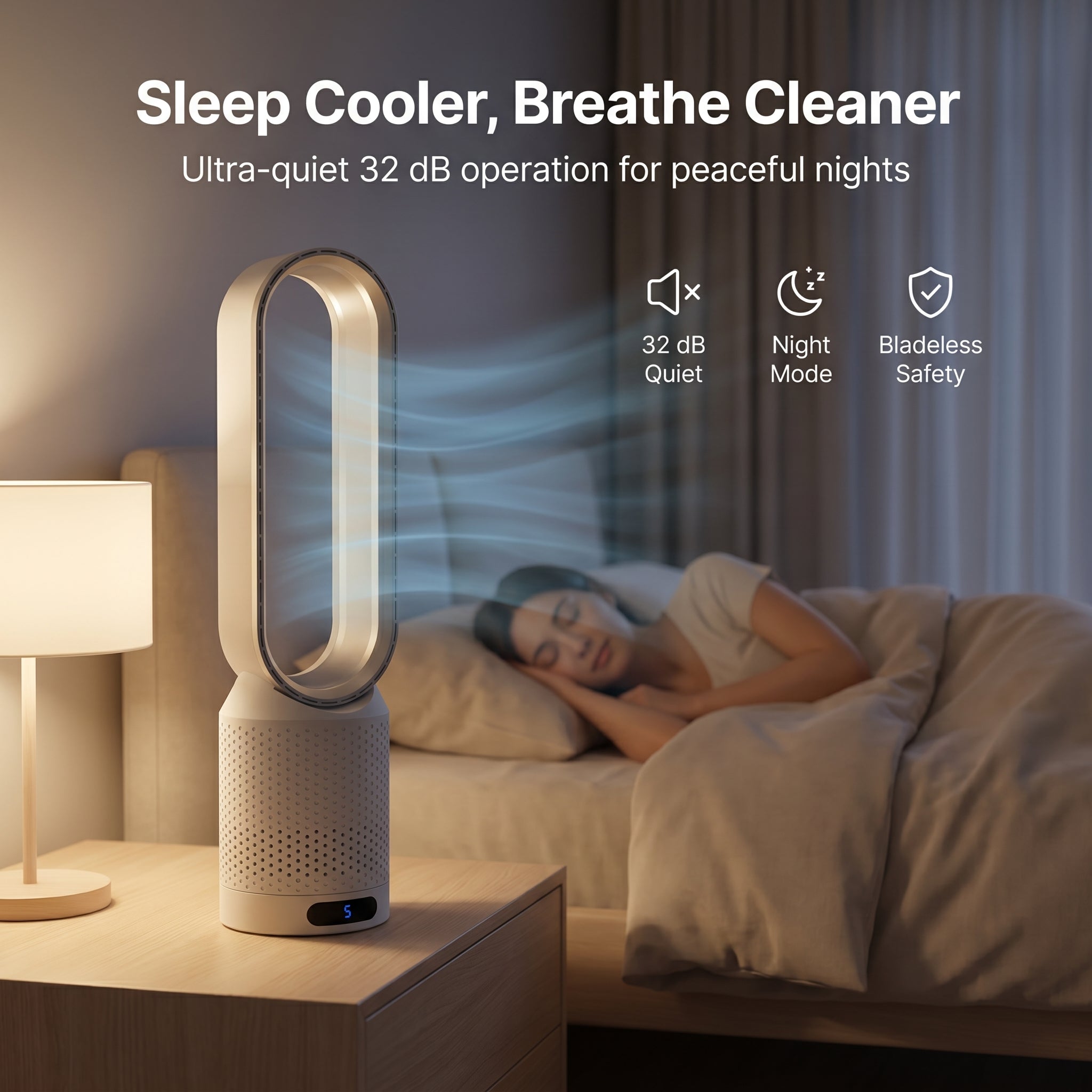AirPure: enfriador de aire, purificador de aire con luz UV e ionizador 3 en 1 [Oferta limitada por el Mundial]