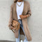 Elegant women's cashmere cardigan - mid-length and warm for fall/winter