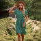 Vestido corto de mujer con estampado bohemio | Minivestido veraniego informal, de corte holgado y estilo versátil, ideal para el día a día