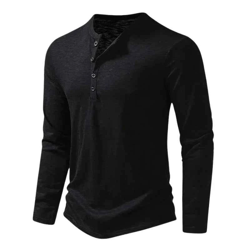 Langarmshirt Herren - Cecile LavelleSchwarz