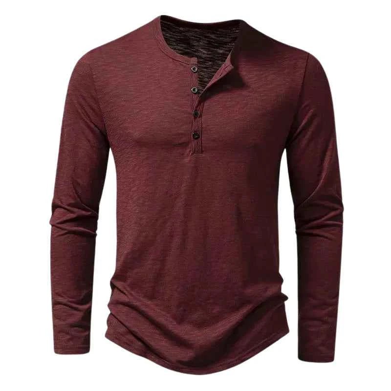 Langarmshirt Herren - Cecile LavelleRot