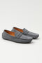 Férfi smart casual loafer cipők | Kényelmes, felcsúszós mokaszinok szegecses gumitalppal és klasszikus „penny strap” díszítéssel