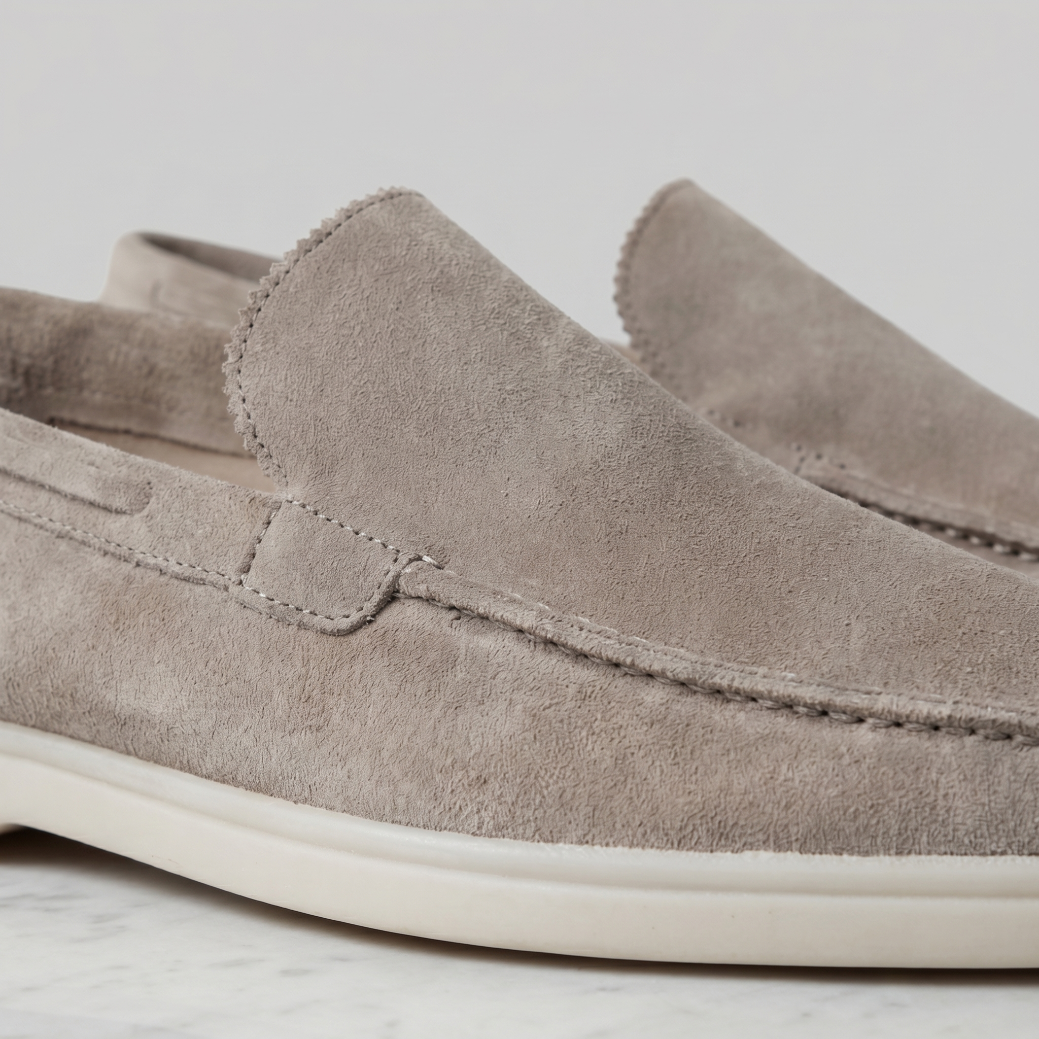 Mocasines de ante para hombre | Zapatos clásicos y informales sin cordones, tanto para ocasiones formales como para el día a día | Zapatos cómodos de corte estrecho, ideales para caminar