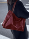 Grand sac à main en cuir à bandoulière pour femme
