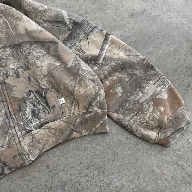 Image of Men's Camo Full Zip Hoodie