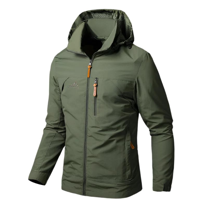 Image of Men's Hooded Lightweight Outdoor Jacket