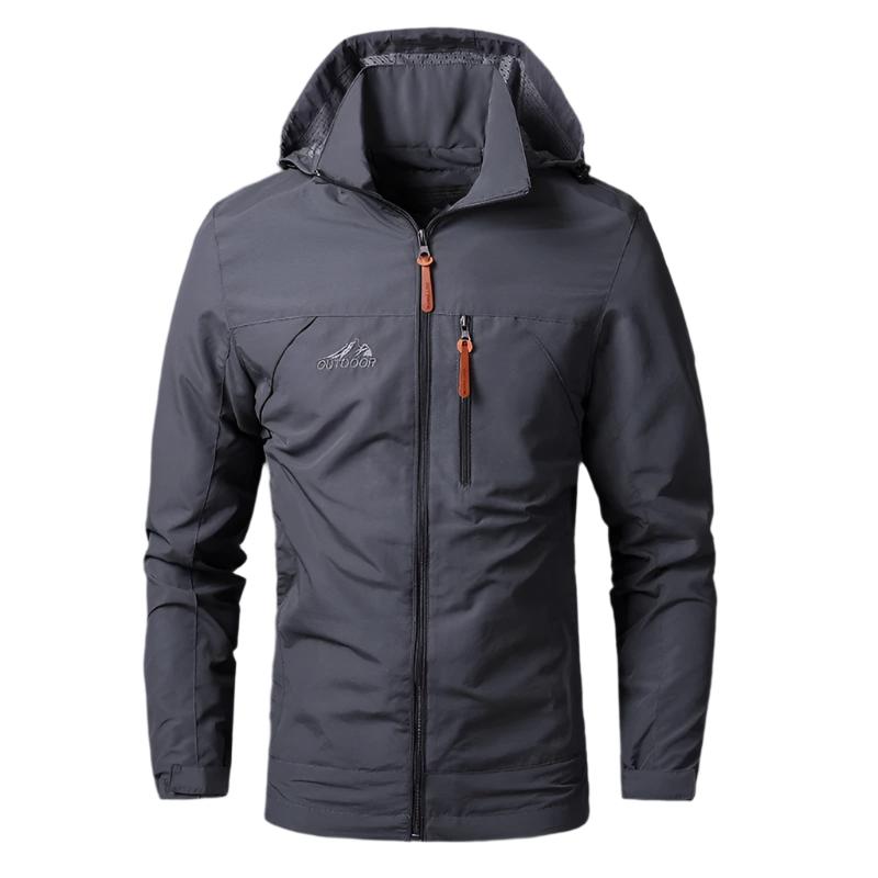 Image of Men's Hooded Lightweight Outdoor Jacket