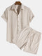 Men's Kareem Polo and Shorts Set - Breathable Fabric, Fitted Cut and Summer Comfort