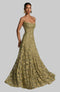 Vestido largo de mujer con estampado floral: vestido de verano 100 % viscosa con cuello cowl, espalda ajustable con cordones y tirantes finos; largo hasta los tobillos