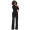 Women's Off-Shoulder Jumpsuit | Adjustable Waistband