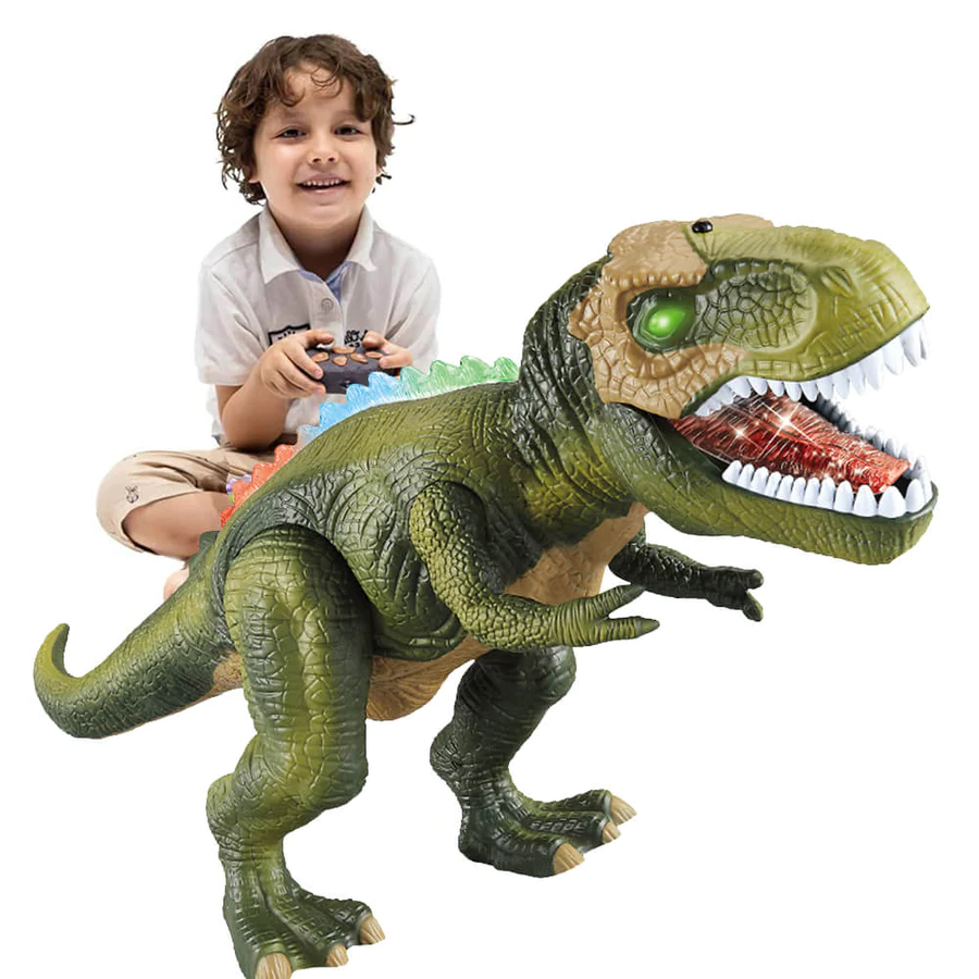 Telecomandă dinozaur jucărie de mers pe jos Roaring