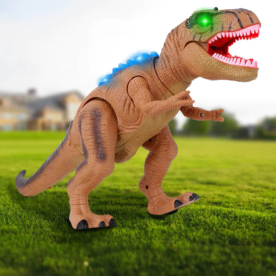 Telecomandă dinozaur jucărie de mers pe jos Roaring