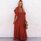 Vestido largo de playa para mujer | Vestido veraniego vaporoso para las vacaciones | Conjunto ligero y largo para la noche en la playa