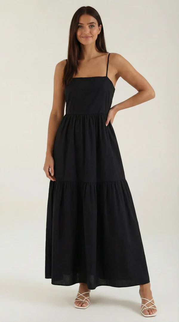 Rochie lungă fără spate pentru femei, model Victoria