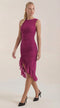 Robe midi à volants Ramona pour femme