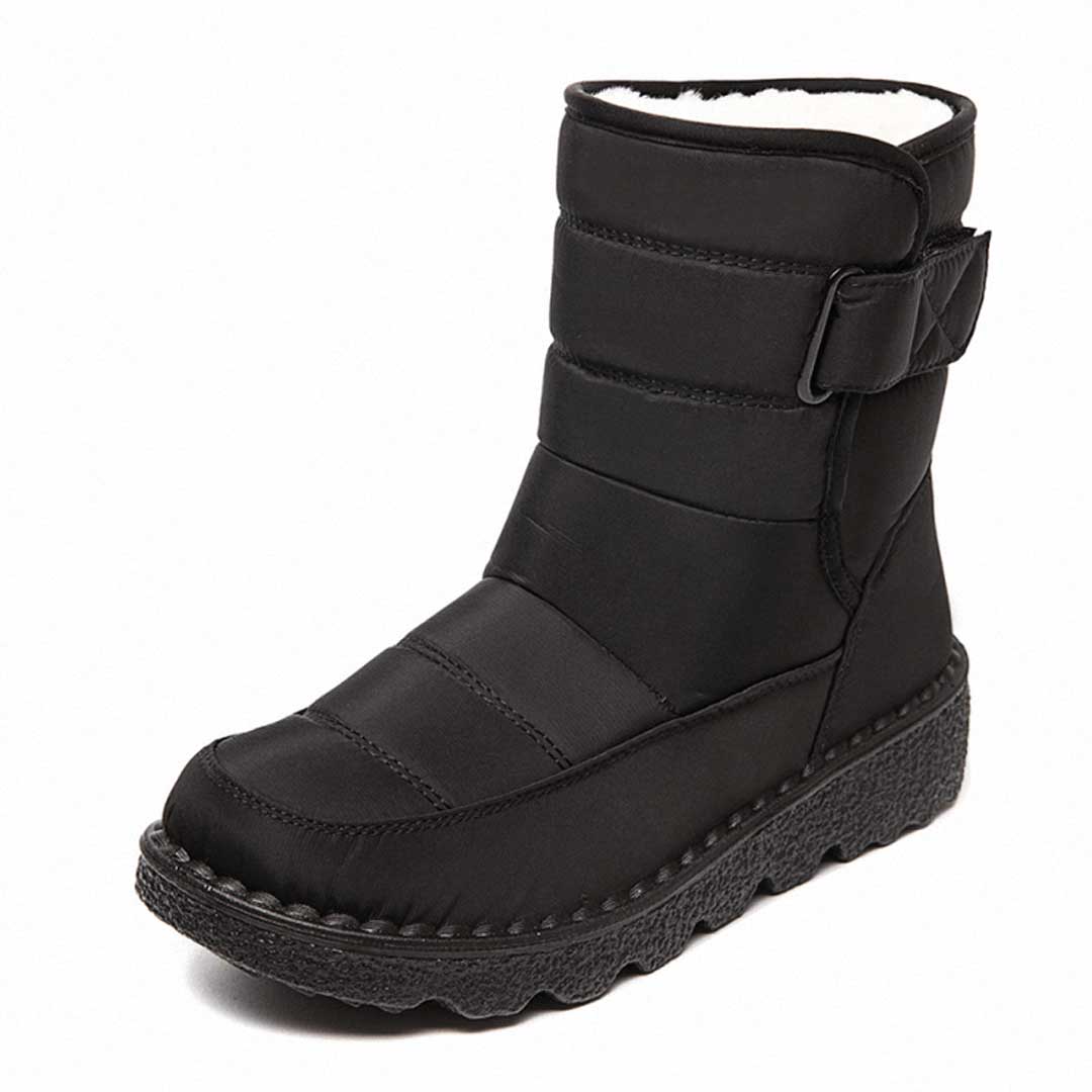 Botas de nieve para mujer impermeables y cortaviento - Botas de invierno cálidas para la nieve y la lluvia