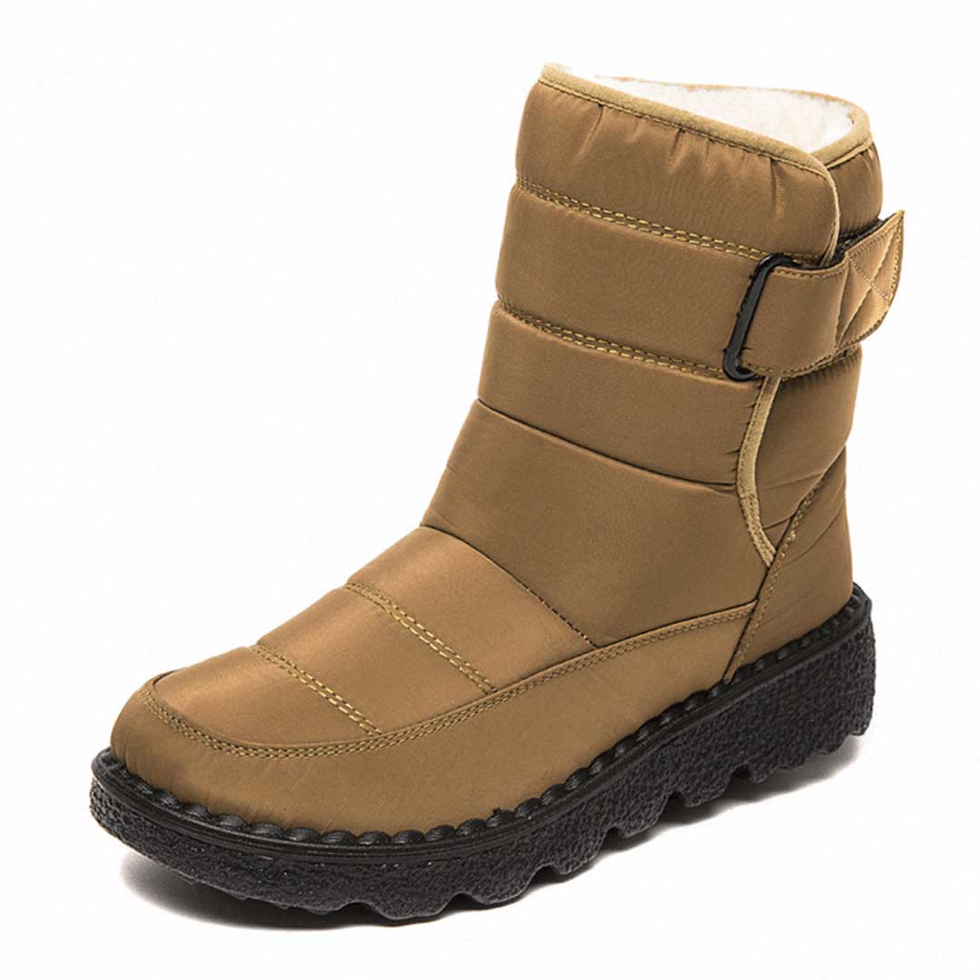 Botas de nieve para mujer impermeables y cortaviento - Botas de invierno cálidas para la nieve y la lluvia