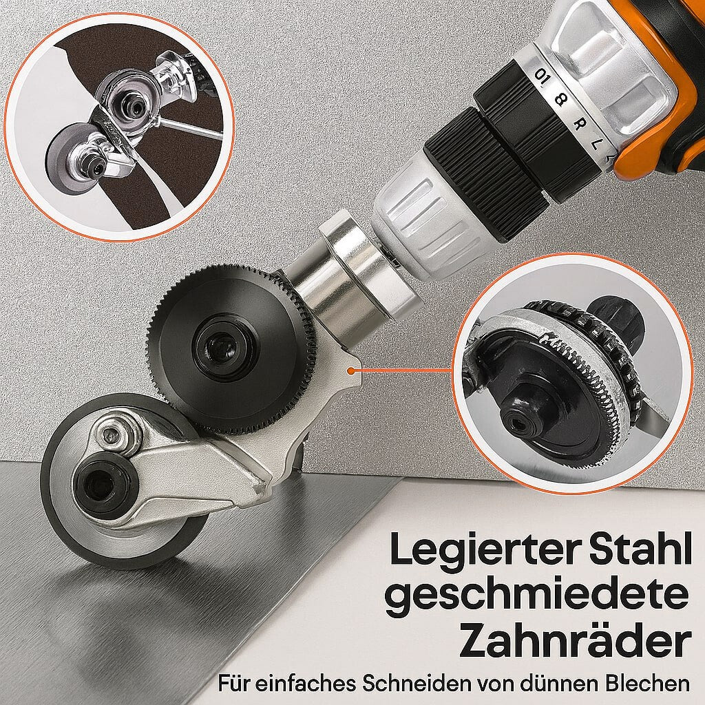 Metal Cutter Drill Attachment for Precise Sheet Metal Cutting