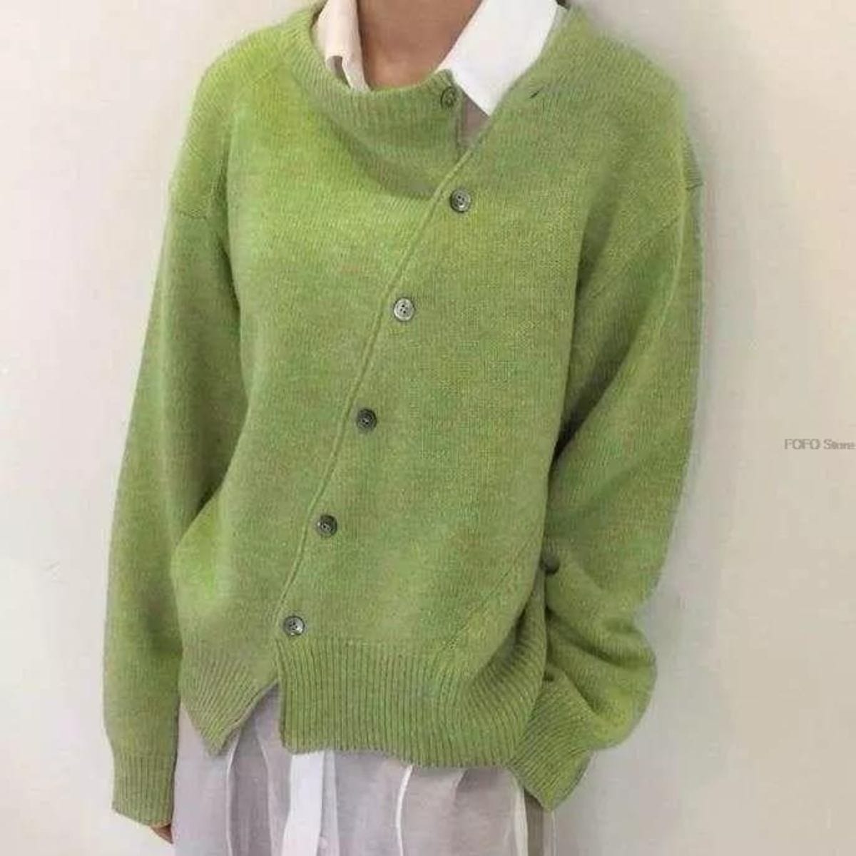 Button-Front Cardigan Sweater for Women - Image 7