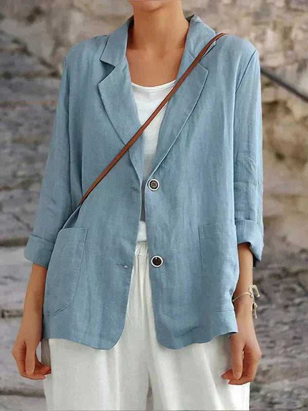 Linenblazer til kvinder – Let og elegant blazer
