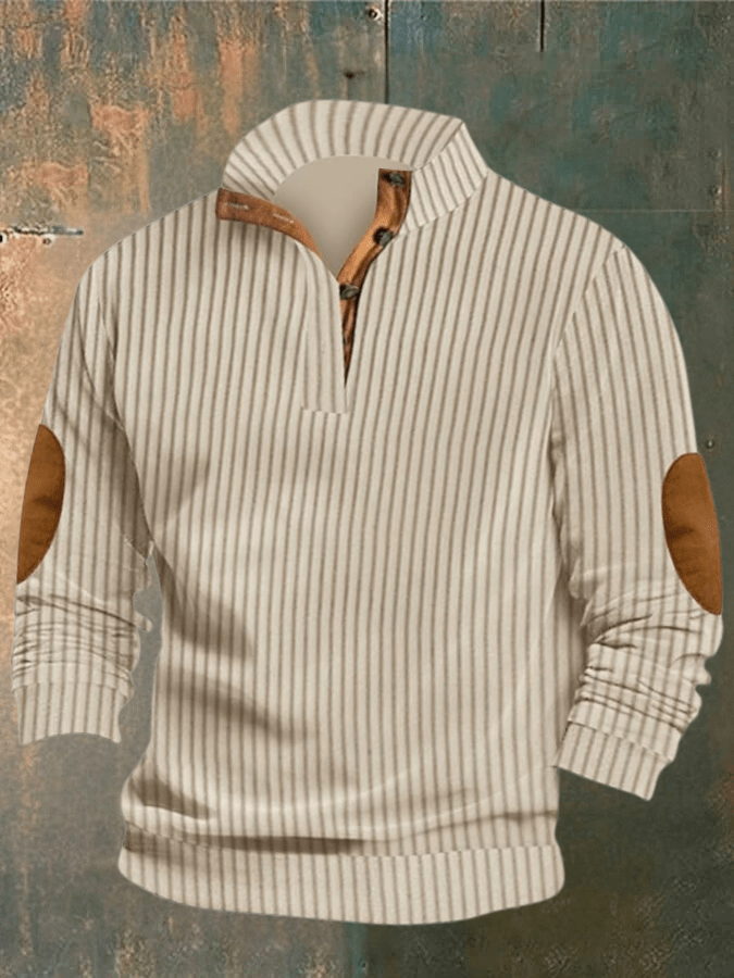 Elegante jersey de punto de inspiración retro