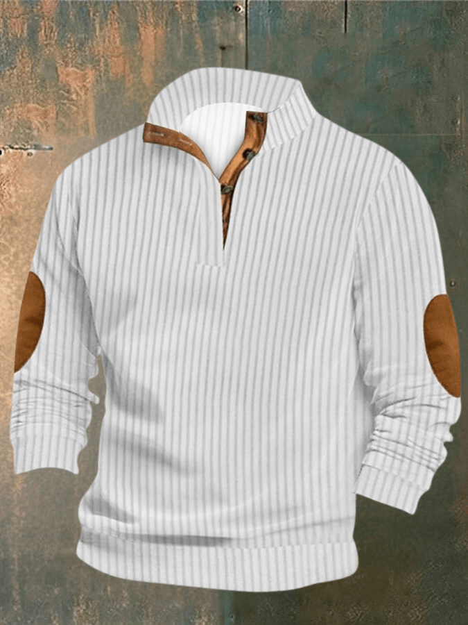 Elegante jersey de punto de inspiración retro