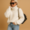 Pulover din tricot oversized pentru femei
