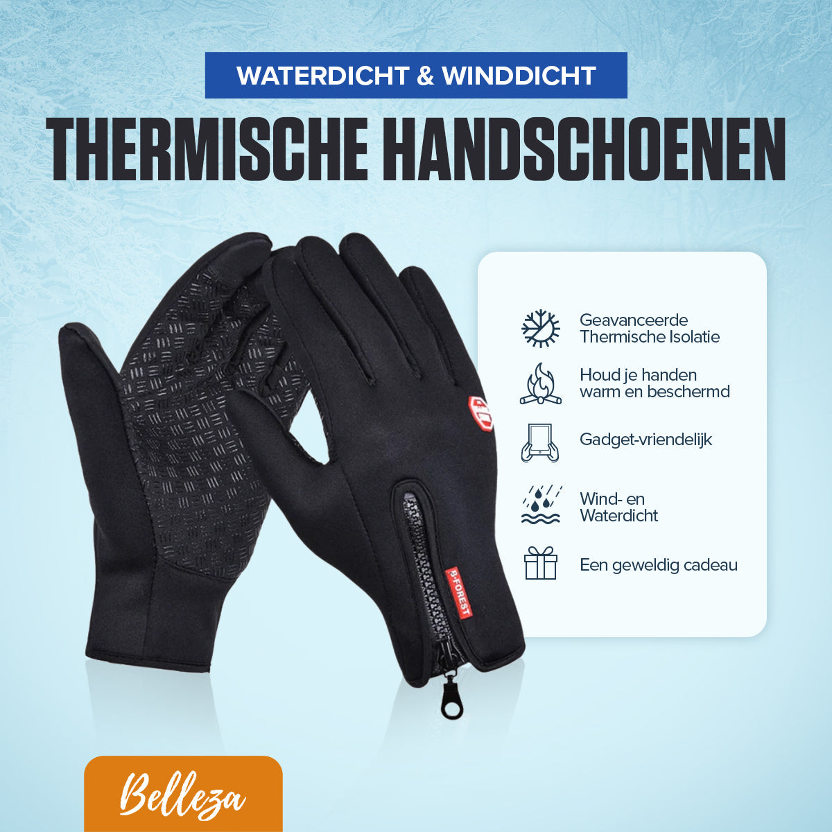 Image of Windproof Thermal Unisex Gloves