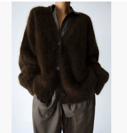 Image of Women's Button-Front Knit Cardigan