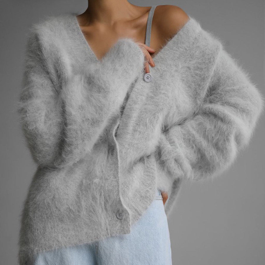 Image of Women's Button-Front Knit Cardigan