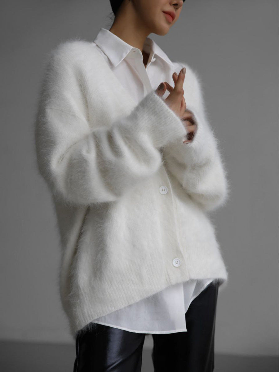 Image of Women's Button-Front Knit Cardigan