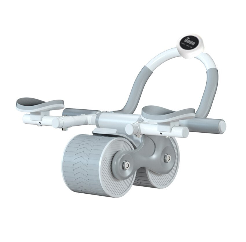 Image of Women's Double Wheel Ab Roller with Phone Holder