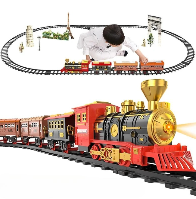 Image of Women's Electric Toy Train Set
