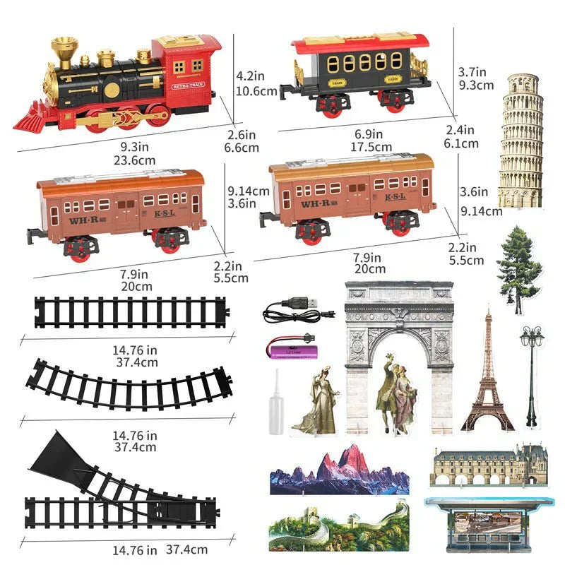 Image of Women's Electric Toy Train Set