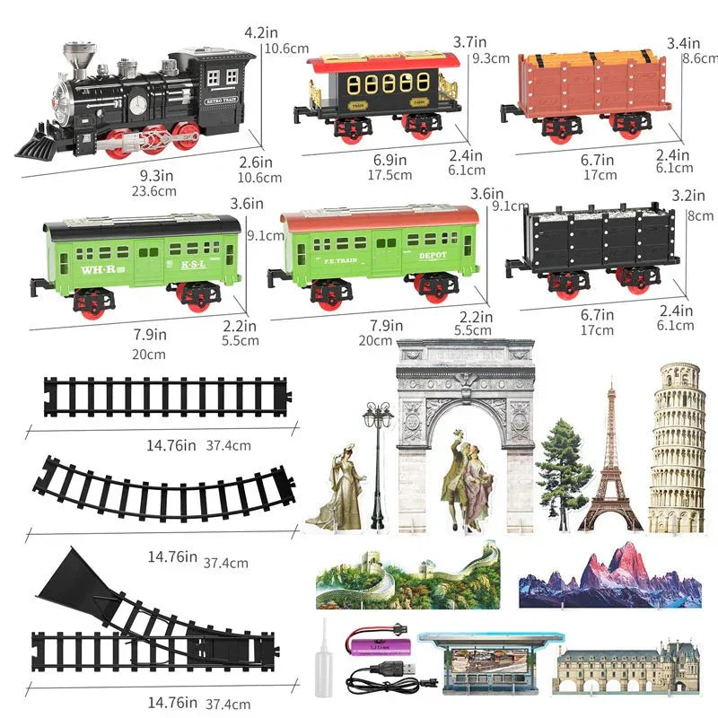 Image of Women's Electric Toy Train Set