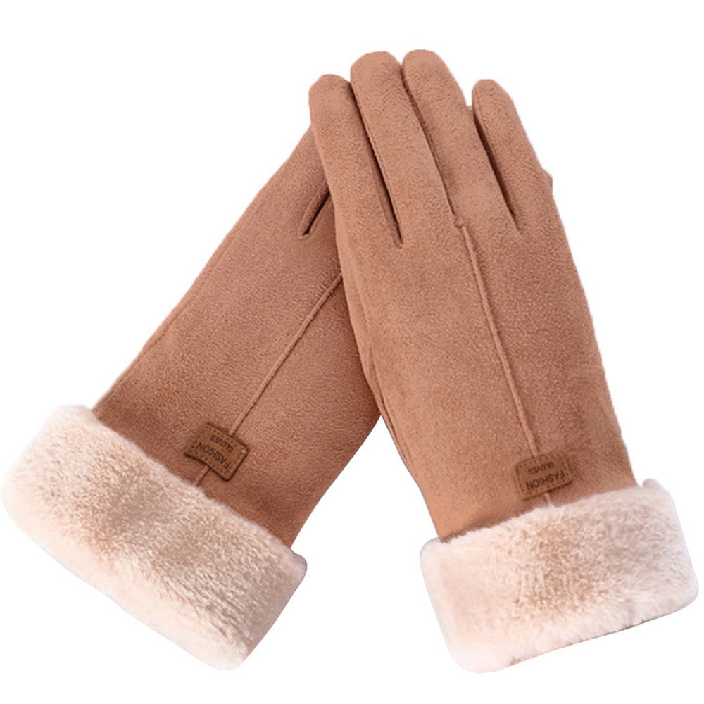Image of Women's Fleece Lined Winter Gloves