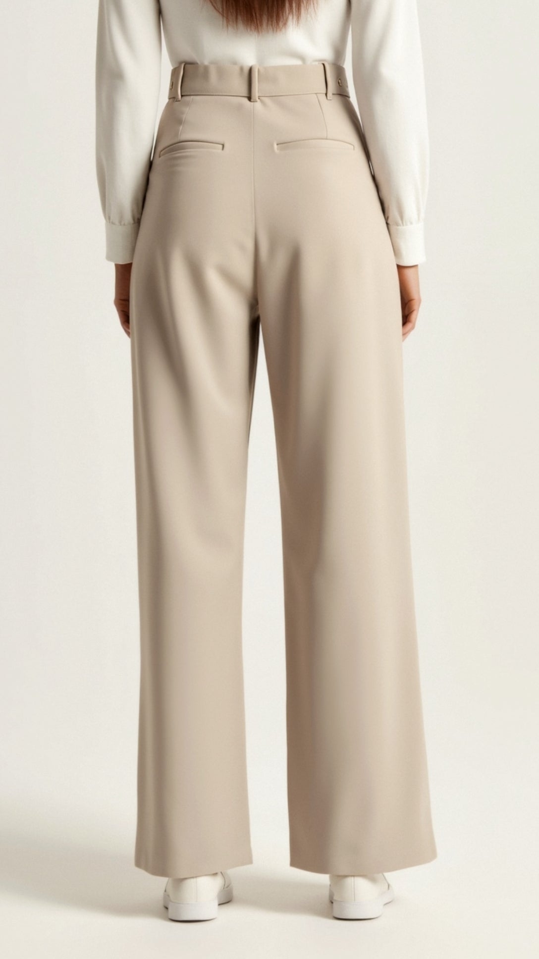 Image of Women's High-Waisted Pleated Wide Leg Pants
