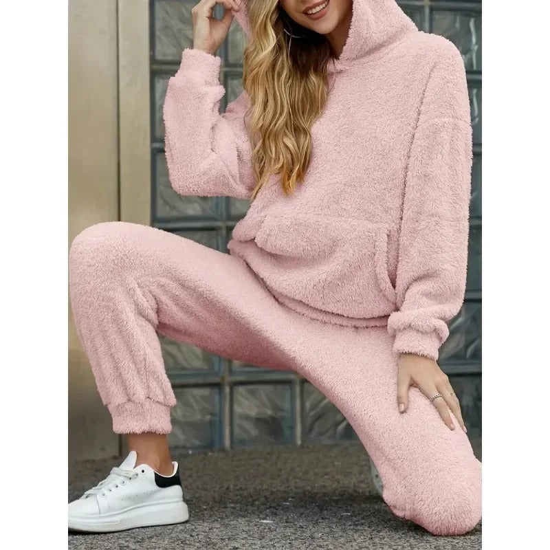 Image of Women's Hooded Loungewear Set