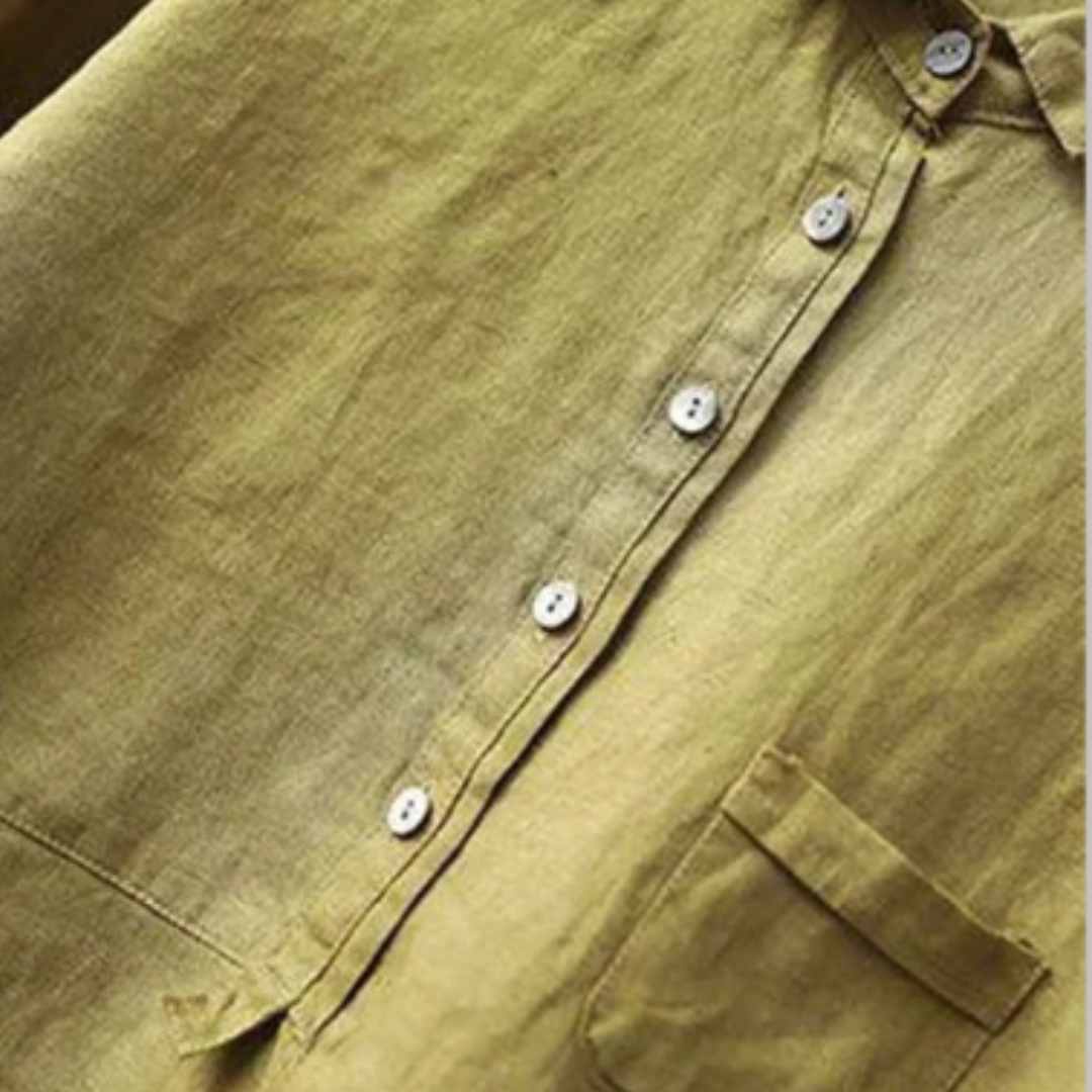 Image of Women's Long Sleeve High Low Blouse
