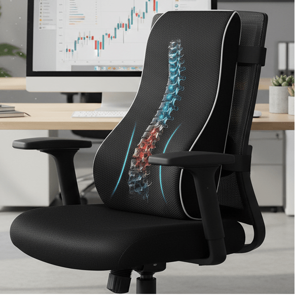 Image of Women's Lumbar Support Mesh Chair Back