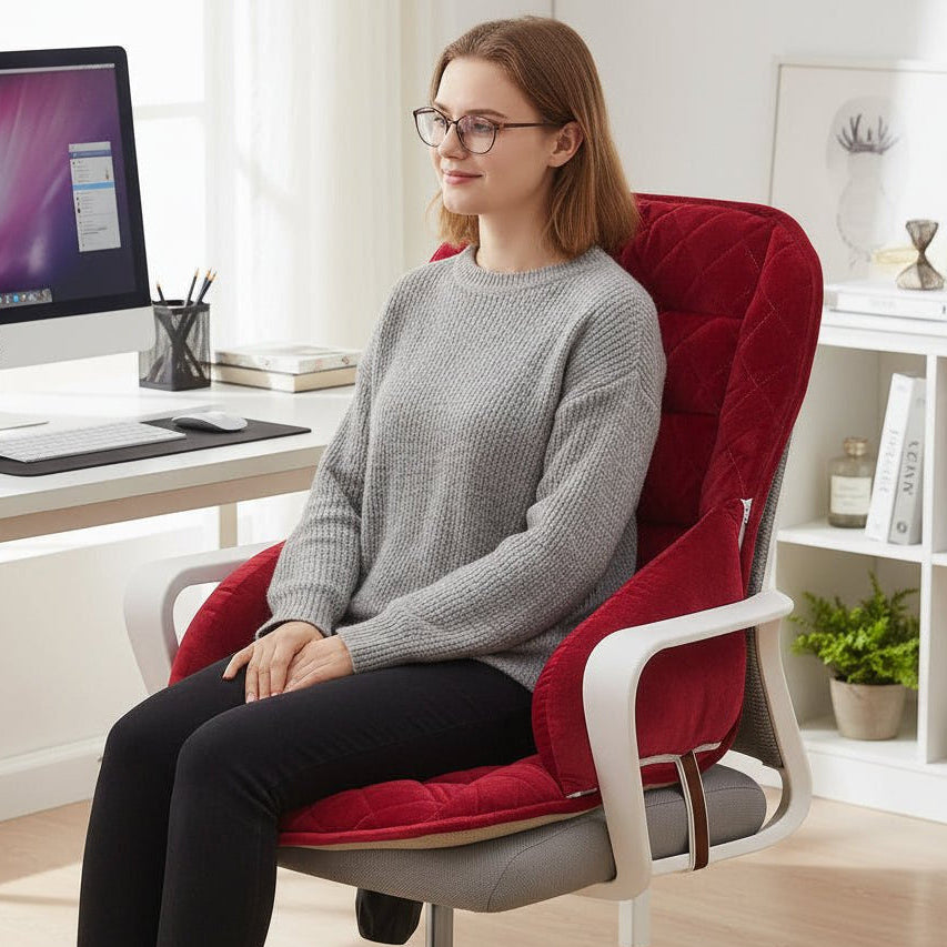 Image of Women's Quilted Office Chair Pad