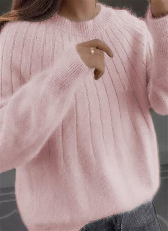 Image of Women's Ribbed Crewneck Sweater